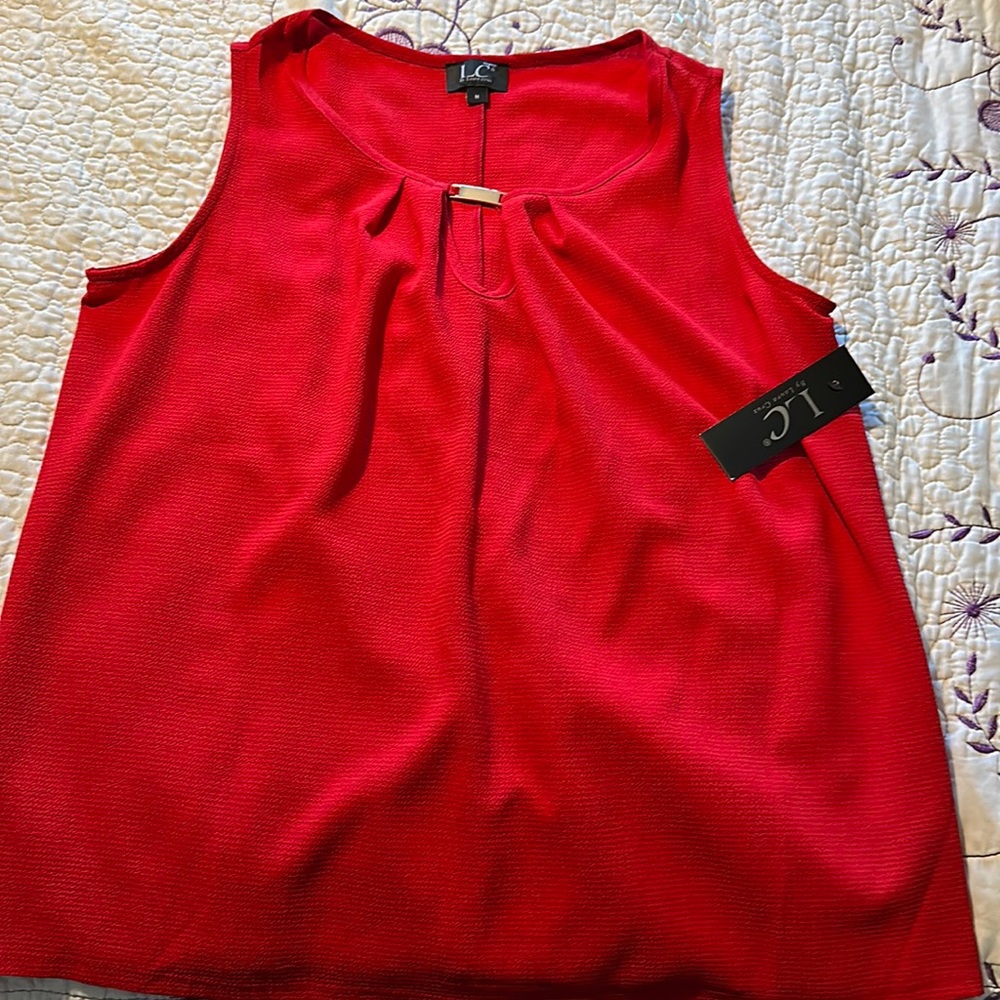 Laura cruz red blouse